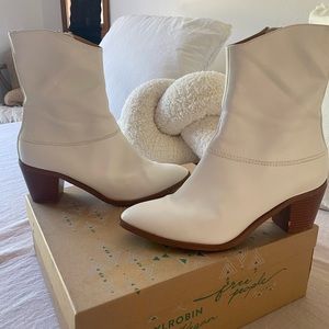 White Free People Boots